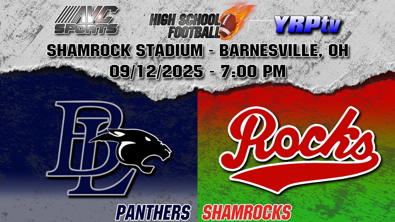 Buckeye Local Panthers vs Barnesville Shamrocks HS Football 09.12.2025