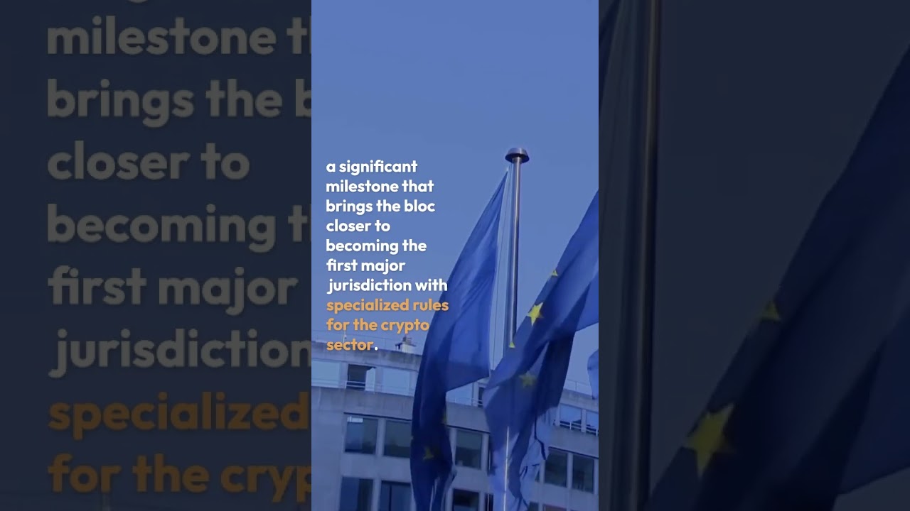 EU Signs MiCA Regulation: A Game-Changer for #crypto #europe #law #news #shorts