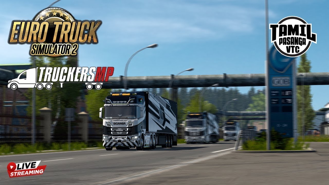 Day-15 Convoy With Friends Euro Truck Simulator #tamilpasangavtc  | #ets2  #truckersmp