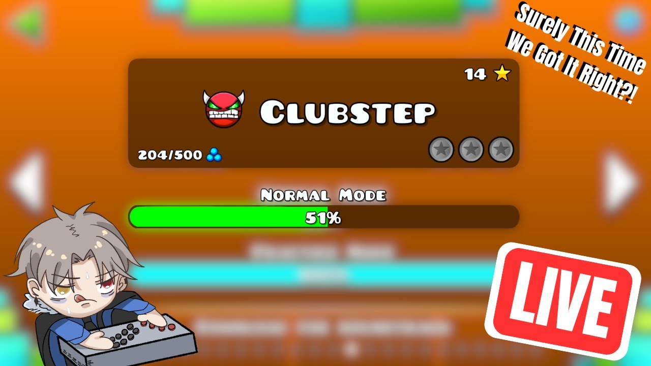 🔴LIVE🔴Taking Down Clubstep Tonight! | Geometry Dash | Playing Other Games Later