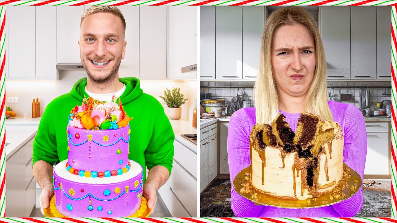 KO ĆE DA NAPRAVI BOLJU NOVOGODIŠNJU TORTU? *Vlogmas 8/31*