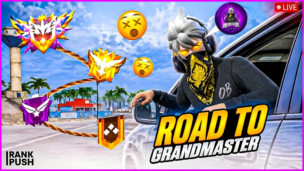 🔴LIVE] OBAYDUL BHAI IS LIVE NAW BR RANK NEW SEASON 50  সবাই চলে আসো🙋‍♂️#freefire #obaydulbhai #top1