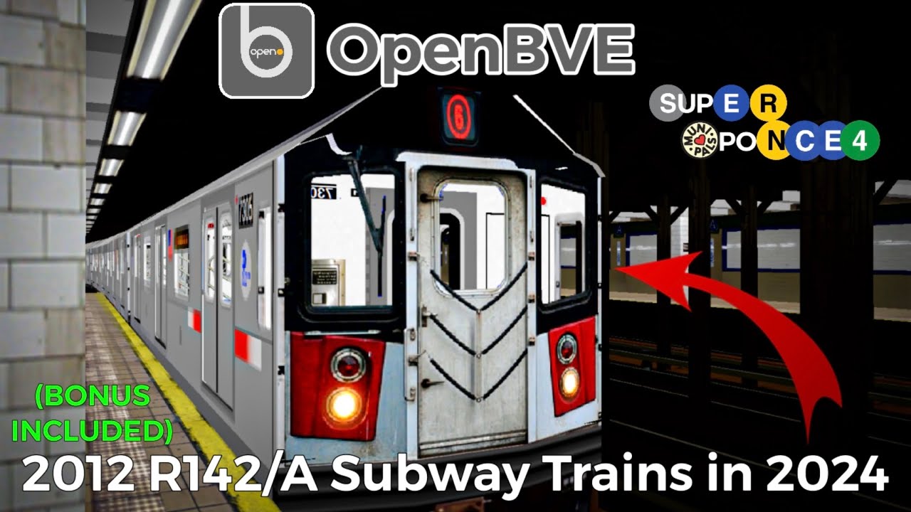 OpenBVE Classic: 2012 R142/A Subway Trains in 2024 (BONUS INCLUDED)
