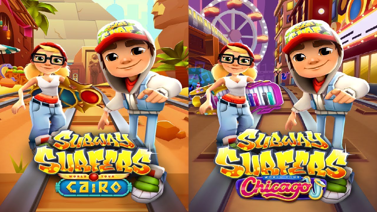 Subway Surfers: Cairo VS Chicago Gameplay