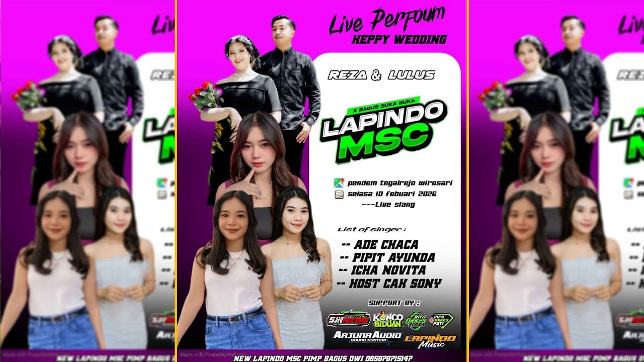 🔴Live Strem | LAPINDO MSC | X BAGUS SUKA SUKA | WEDING PARTY REZA & LULUS | DP PRO AUDIO - SJR HD