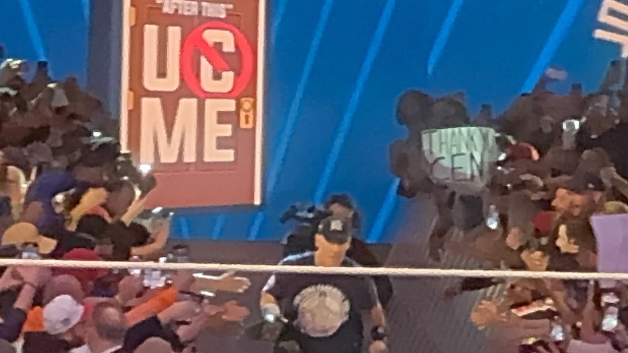 JOHN CENA FINAL RAW MSG #WWERAW