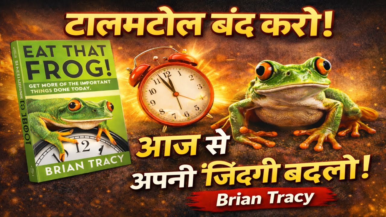 Eat That Frog Summary Hindi | Procrastination खत्म करने का सबसे आसान तरीका