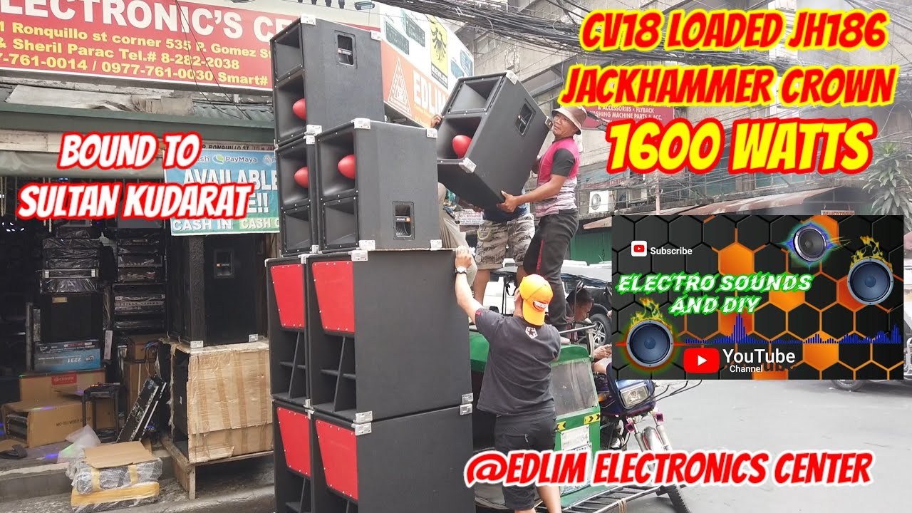 CV BOX 18 INCHES LOADED JH168 JACKHAMMER SERIES CROWN, BOUND TO SULTAN KUDARAT.