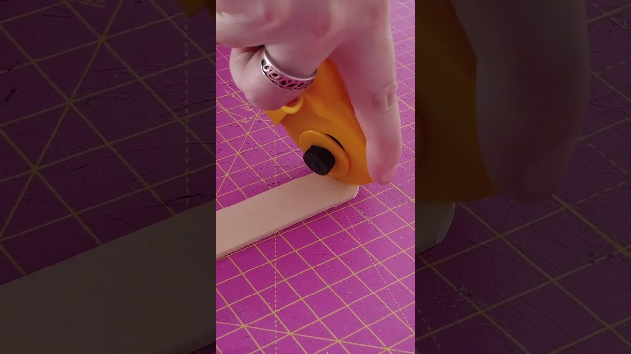 Hand Cutting and Burnishing Leather Straps 