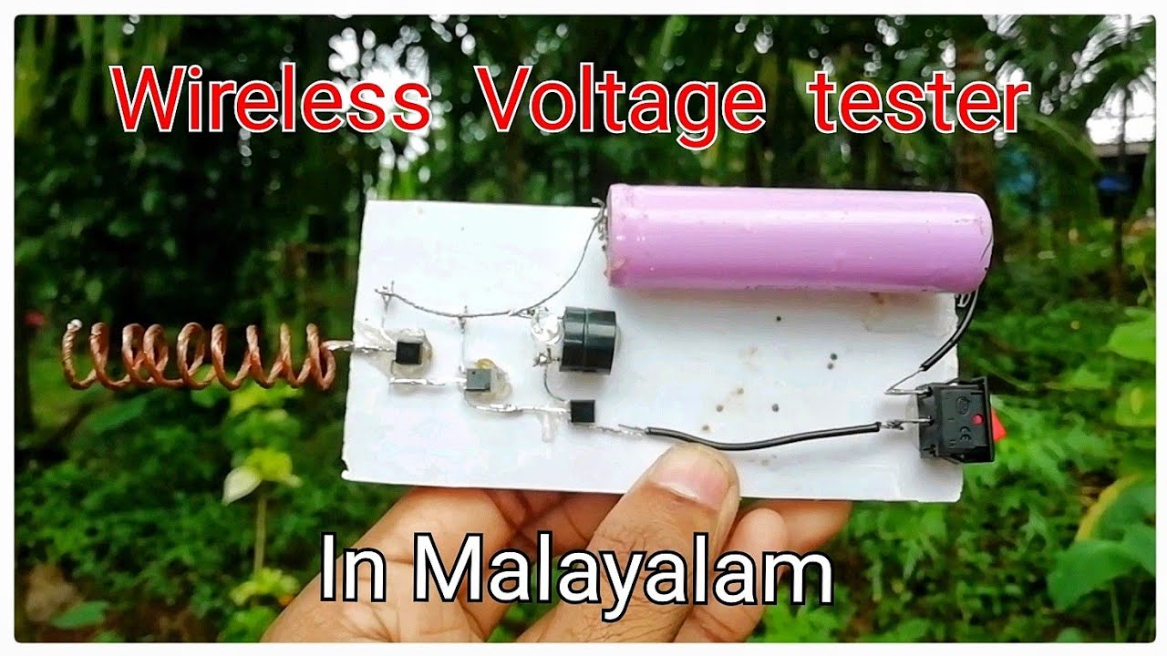 How to make wireless voltage tester at home | circuit tester | Technical Corner Malayalam