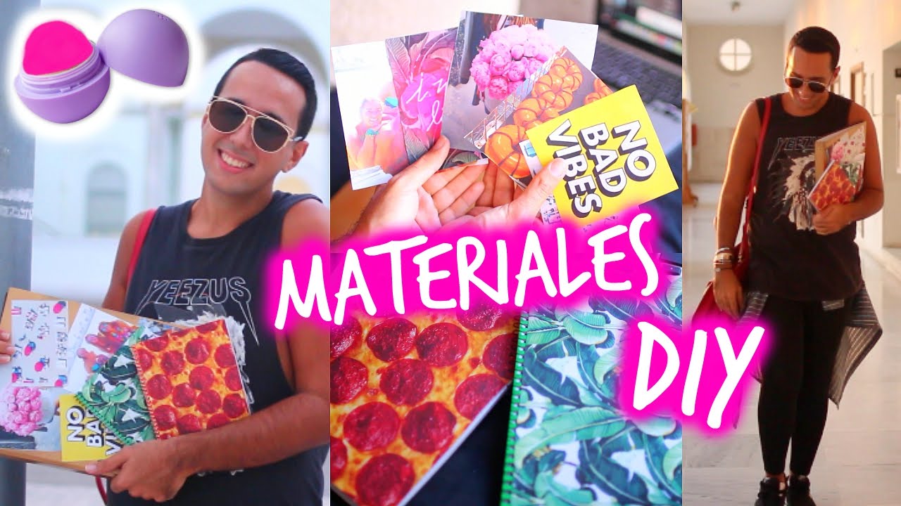 ¡MATERIALES DIY PARA LA VUELTA A CLASE! 2O15 ✐ EOS para Colorear, Agenda & Más