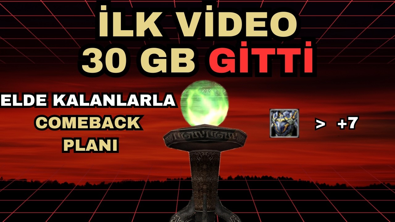 30 GB KAYBETTİM… Elde Kalanlarla Comeback Denemesi | Knight Online PANDORA