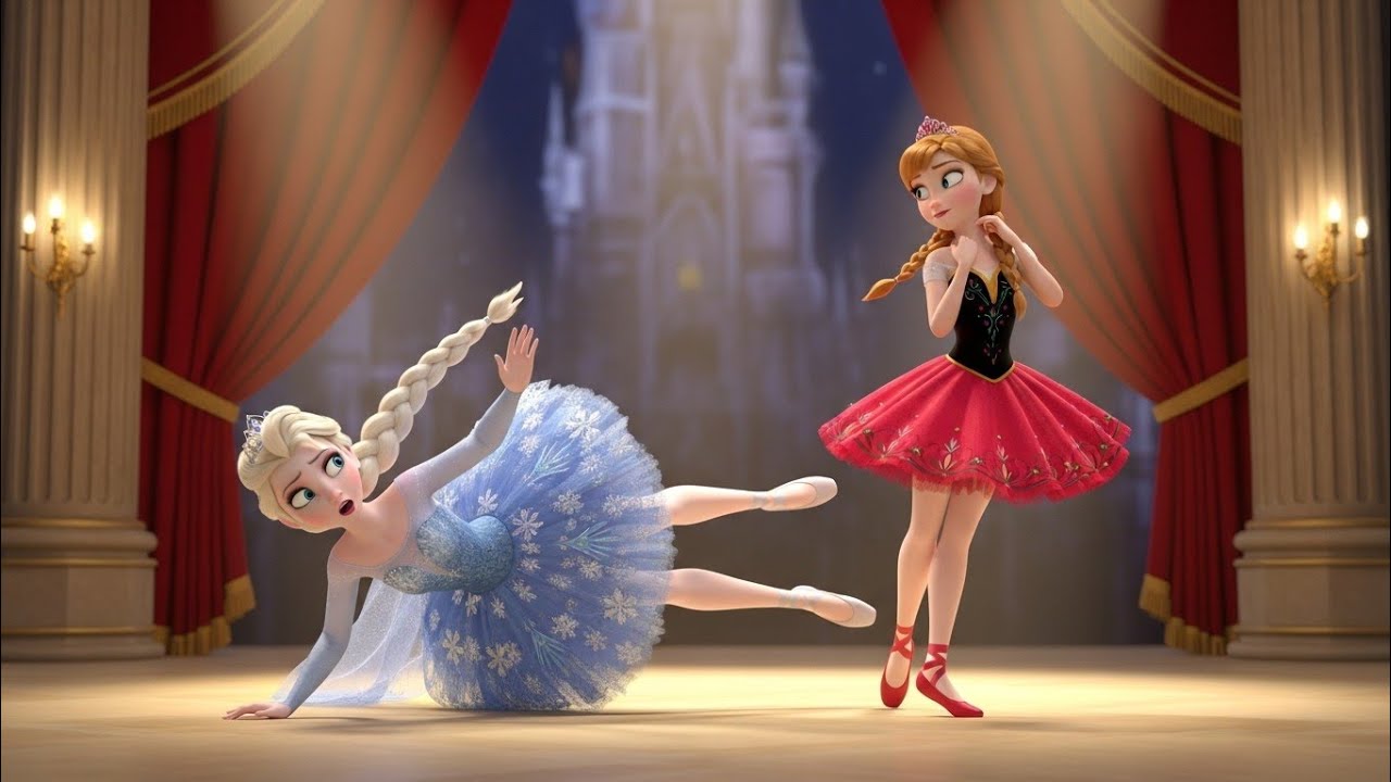 🆕🎶Elsa & Anna Faced Their Worst Ballet Nightmare… Until This Fall 💔🩰