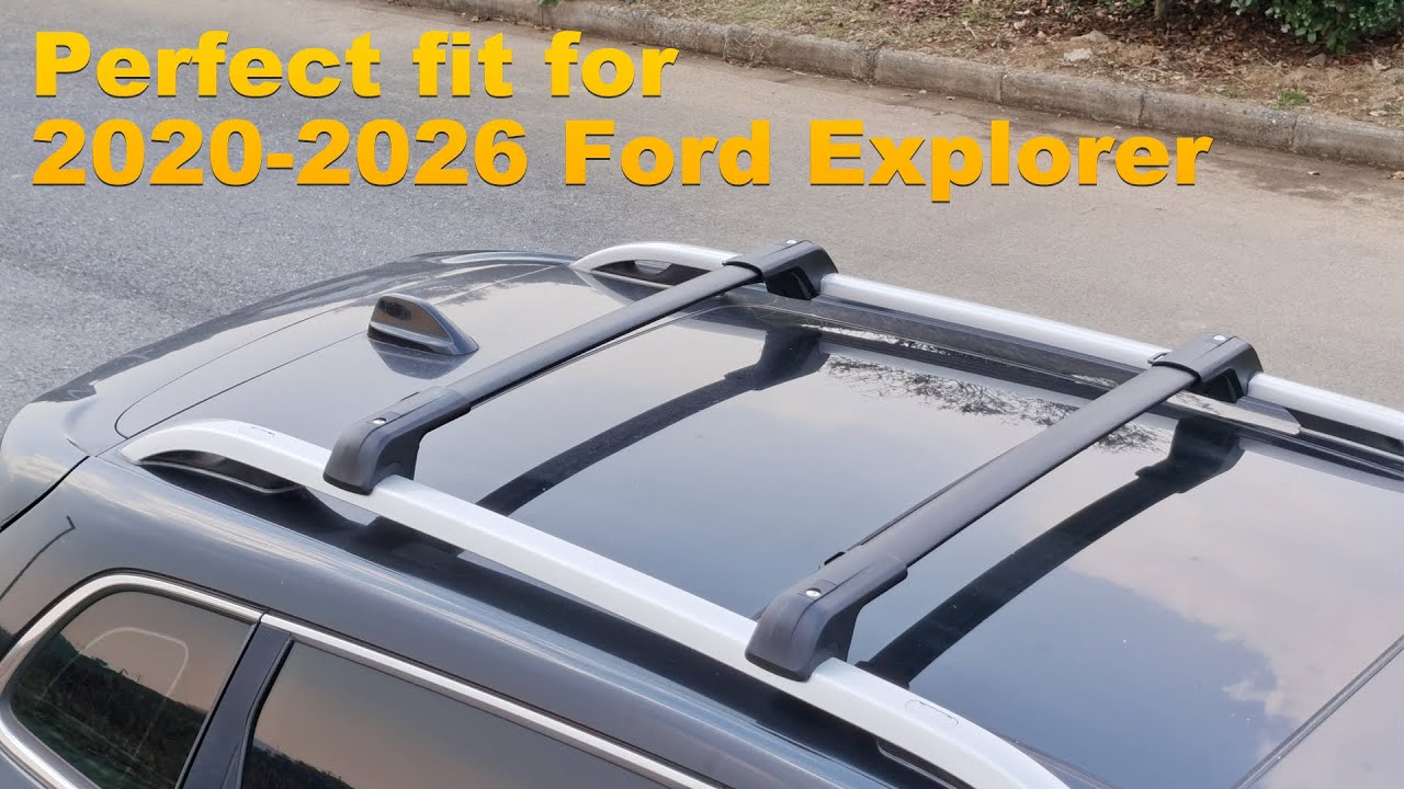 KINGGERI 2020-2026 Ford Explorer Upgraded Roof rack Cross Bars installation & Review