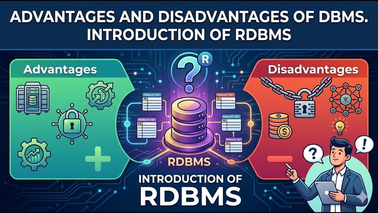 Advantages and Disadvantages of DBMS | Introduction to RDBMS Explained!