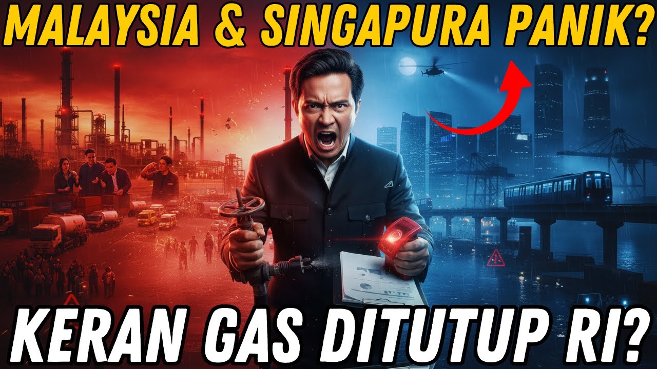 MALAYSIA TERANCAM KRISIS! Prabowo Tutup Keran Gas ⚠️ LISTRIK SINGAPURA MATI TOTAL⁉️