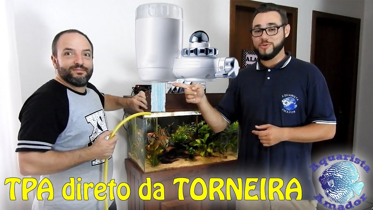 😱😱 ÁGUA DA TORNEIRA DIRETO PARA O AQUÁRIO 😱😱