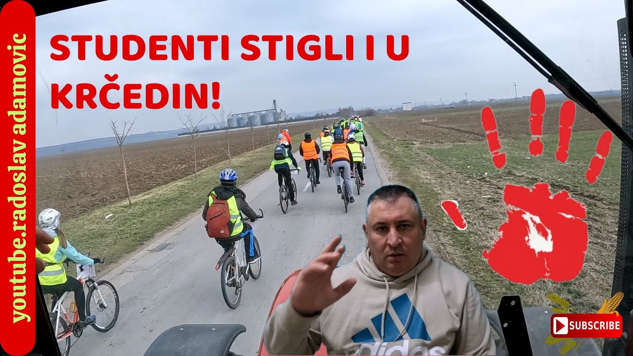 STUDENTI STIGLI I U KRČEDIN! BORBA STUDENATA ZA PRAVDU! ; STUDENTS HAVE ARRIVED IN KRCEDIN!