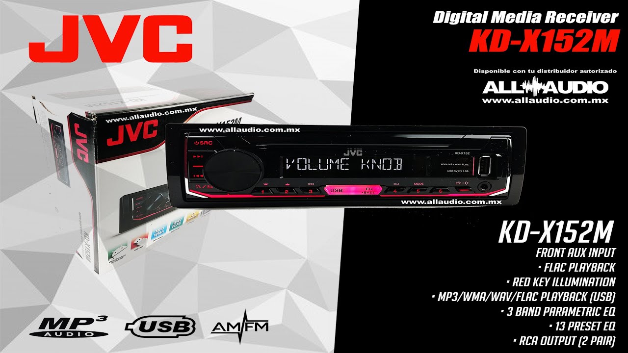 UnBoxing  - JVC KDX152M