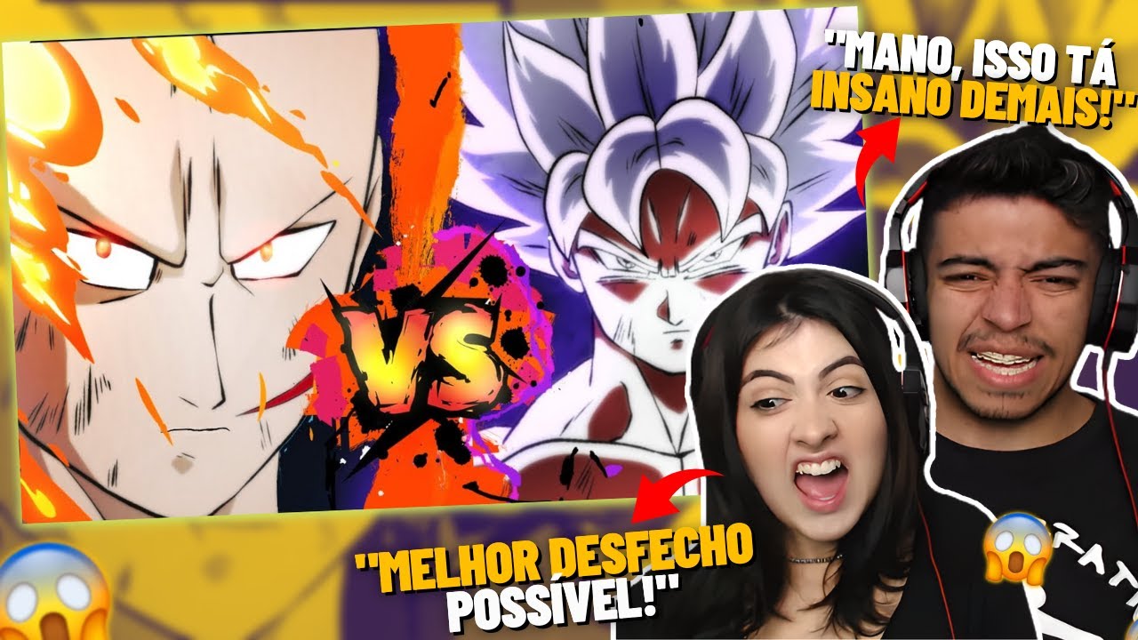 GOKU VS SAITAMA Part 3 I Fan Animation I One Punch Man Vs Dbz | REACT