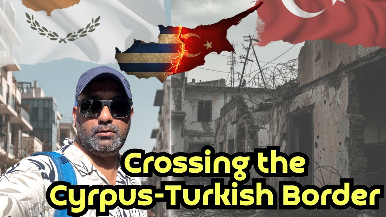 Crossing No Mans Land | Cyprus Turkish Border UN Buffer Zone | Family Holiday 