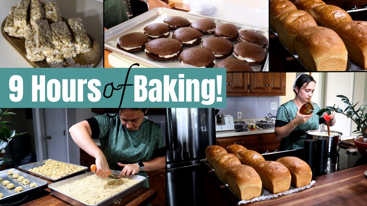Baking for 9 Hours Straight!! Bake All Day With Me