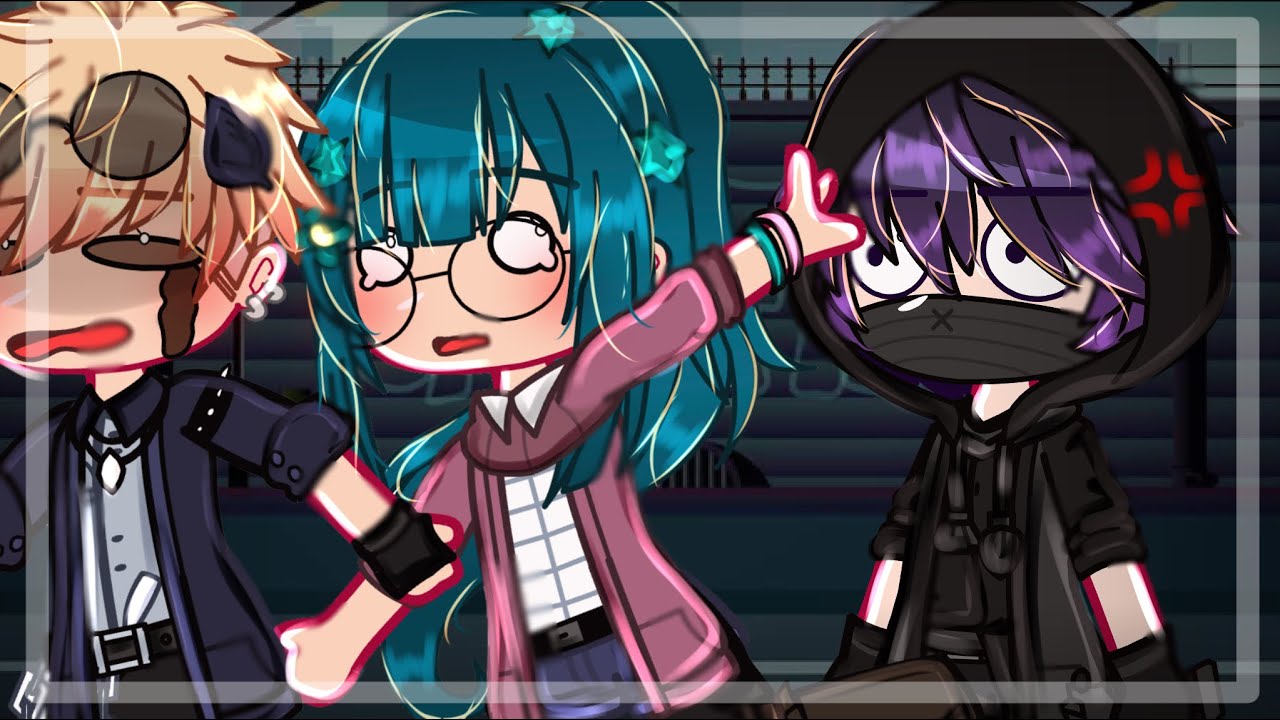 🎤✩‧₊˚┊Why didn't you start running?!┊Meme/Trend┊💛Jailey💙┊•{Gacha Club - The Music Freaks}•🎶