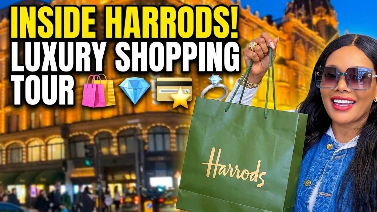 What It&rsquo;s REALLY Like Inside Harrods London | Luxury Designer Tour 👀