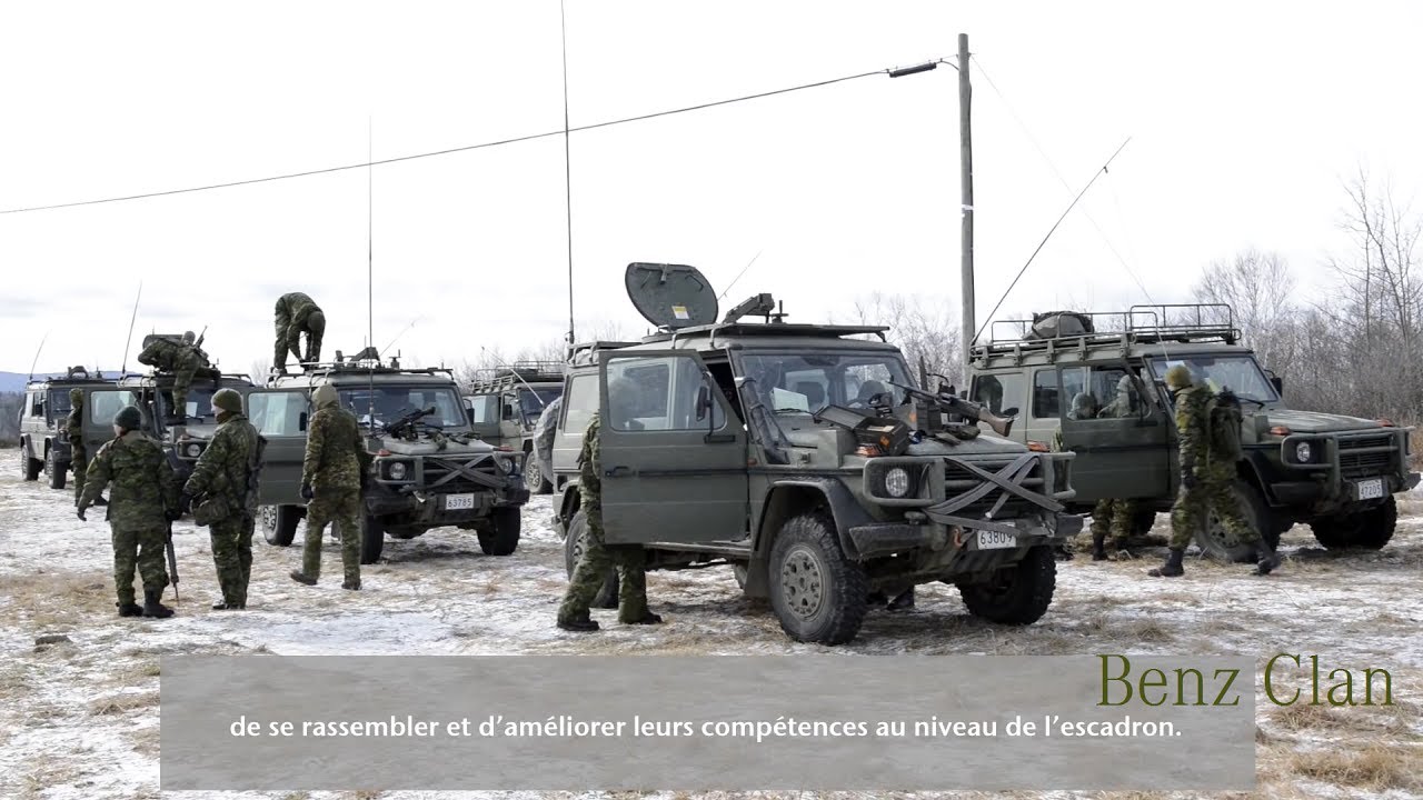 Mercedes-Benz G-Wagon military - Canadian Army exercise 🇨🇦