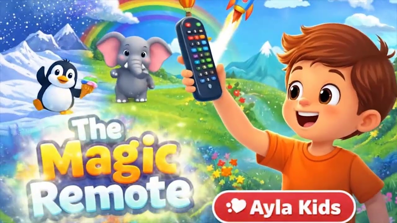 The Magic Remote  | Fun Kids Song | Ayla Kids