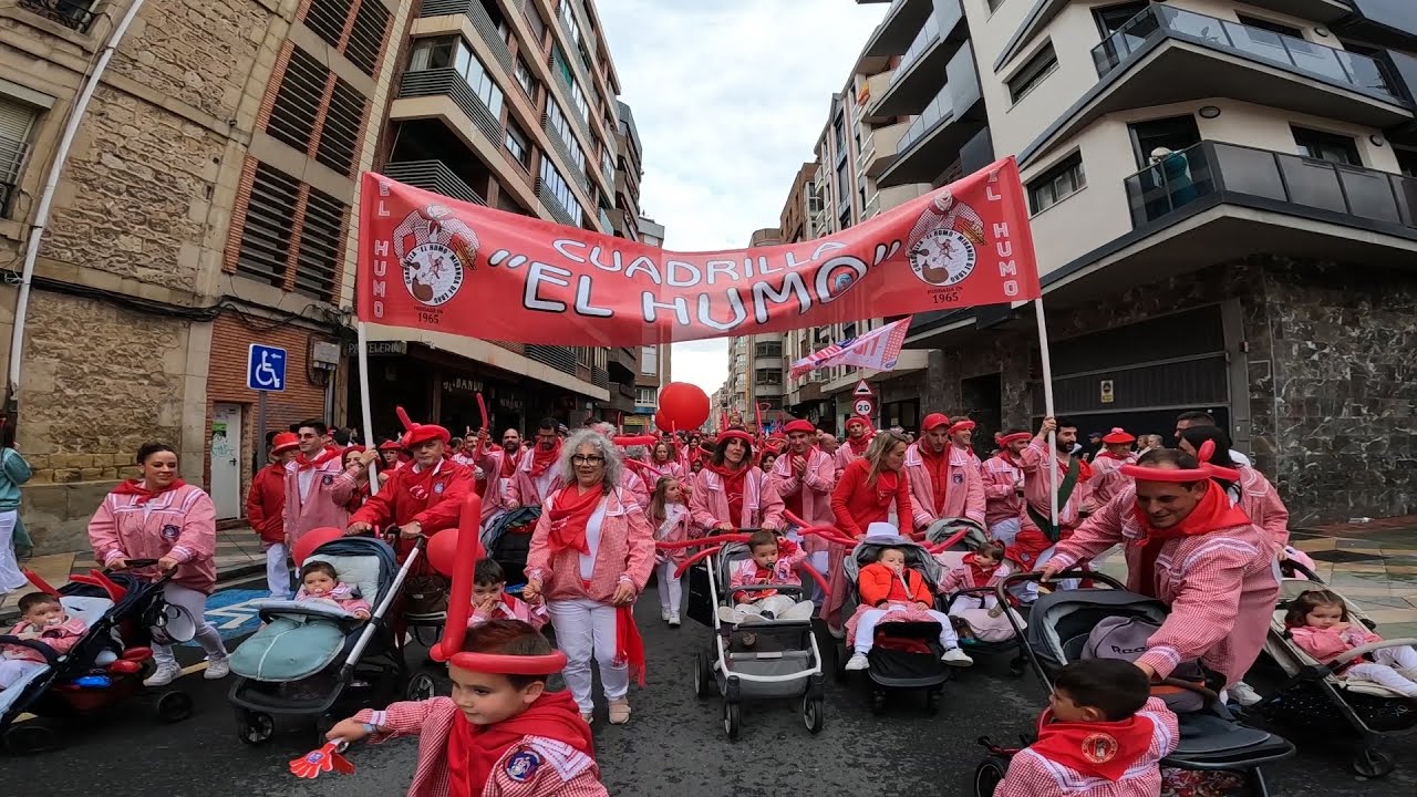 Cuadrilla El Humo en fiestas de San Juan del Monte 2024, Miranda de Ebro