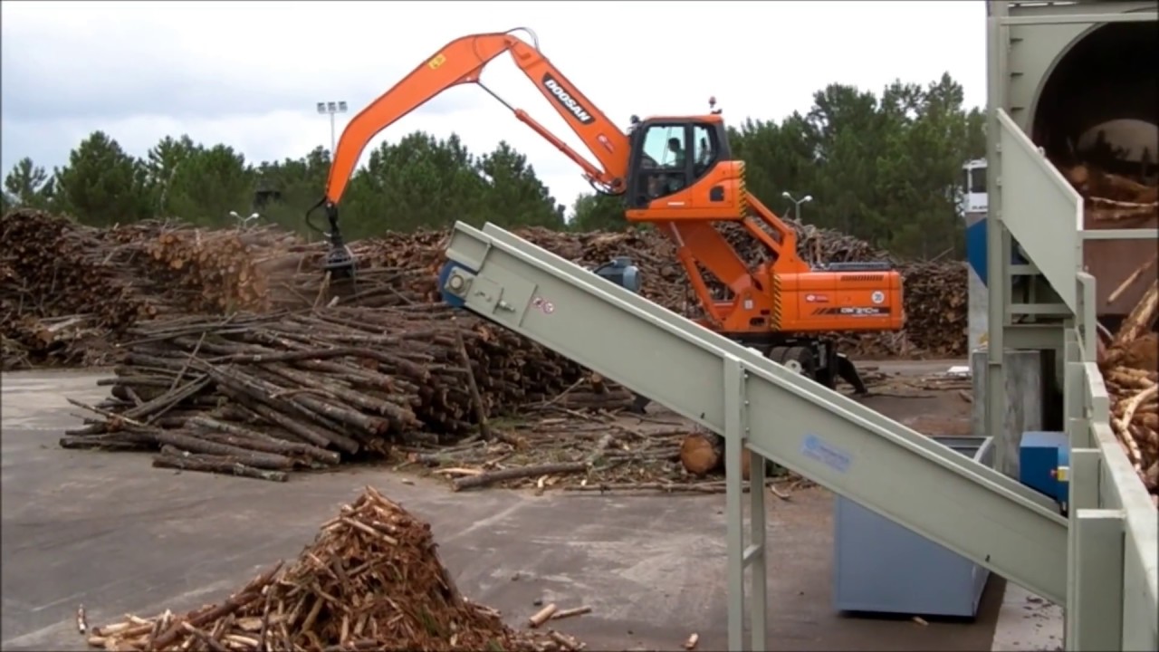 DRUM CHIPPER; DRUM DEBARKER; DEBARK AND CHIPPING LINE; LÍNEA DE DESCORTEZADO Y ASTILLADO