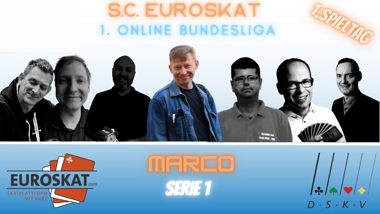 Skat 1. kolejka 1 Bundesligi online z Michaelem B&ouml;hmem, Thomasem, Martinem i mną 1. seria !!!