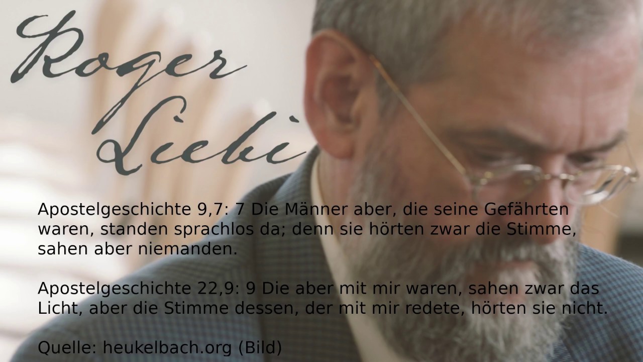 Roger Liebi - Apg. 9,7 vs Apg. 22,9 - ,,WIDERSPRUCH!