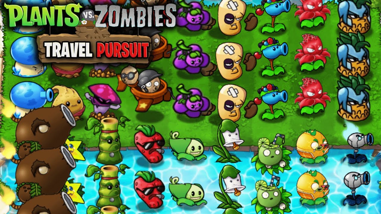 Plants vs Zombies Travel Pursuit v4.5 | Zoybean Pod, Sour Grapes, Nightcap & More | Download