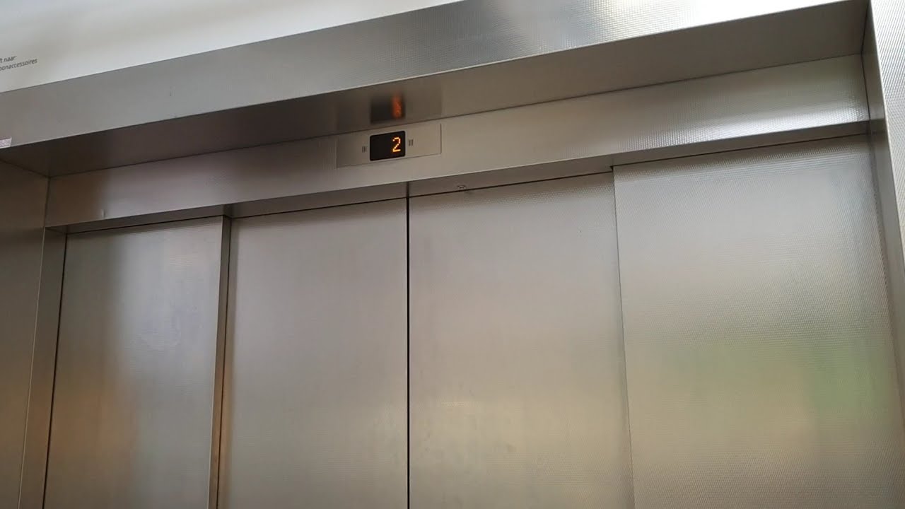 2 nice Schindler elevators. IKEA, Barendrecht, Netherlands.