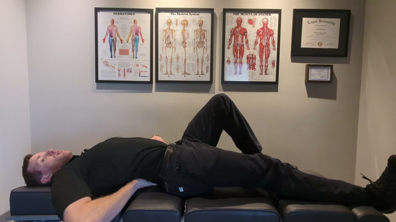 CSC: Hook Lying Posterior Pelvic Tilt + Glute Max Activation