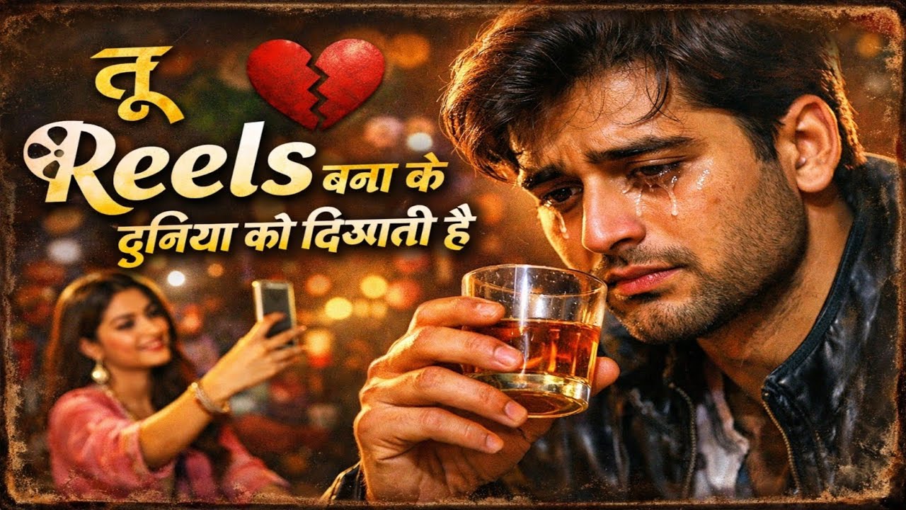 तू Reels बना के दुनिया को दिखाती है 💔 | 90's Bollywood Sad Song | Love Song | Hindi Sad Song 2026 