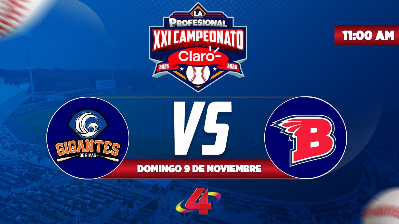 Gigantes de Rivas 🆚 Indios del Bóer | La Profesional 2025 - 2026 ⚾
