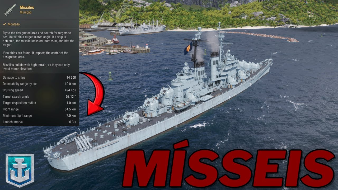 Testando os M&iacute;sseis - O Futuro do World of Warships?