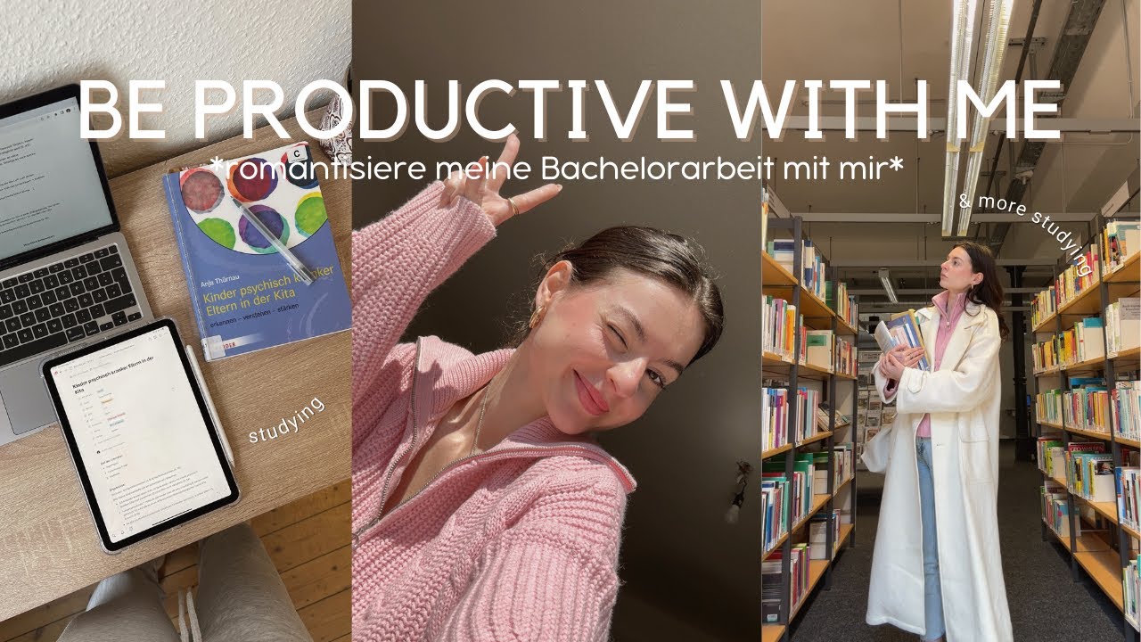 *productive* day in my life: Bachelorarbeit schreiben, book haul & ein kleiner emotional breakdown