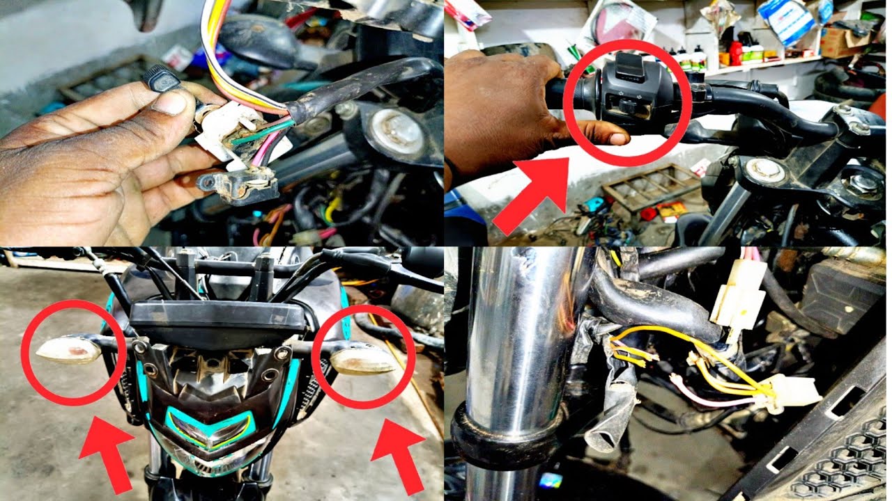 Yamaha FZS V2 Bs6 indicator and horan problem solve #yamaha #bike