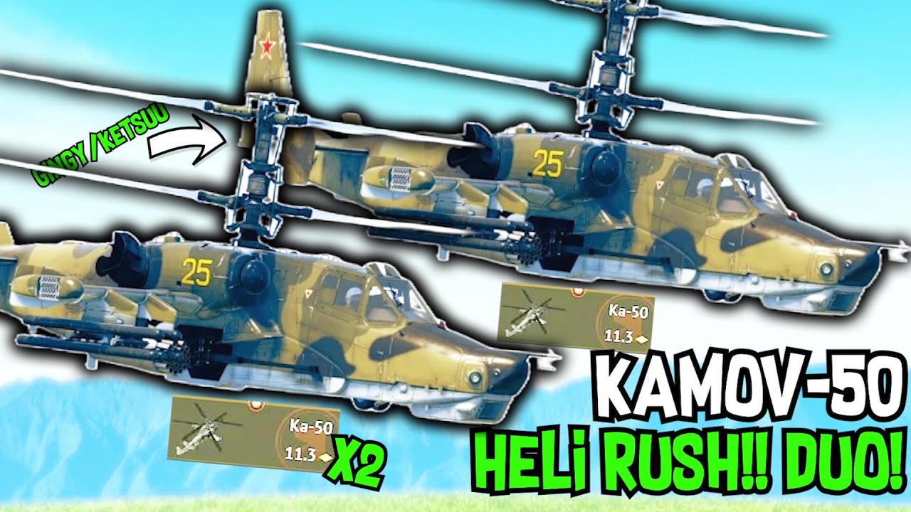 Ka50 Heli Rush! 2 Man SQUAD🪙│Warthunder Gameplay