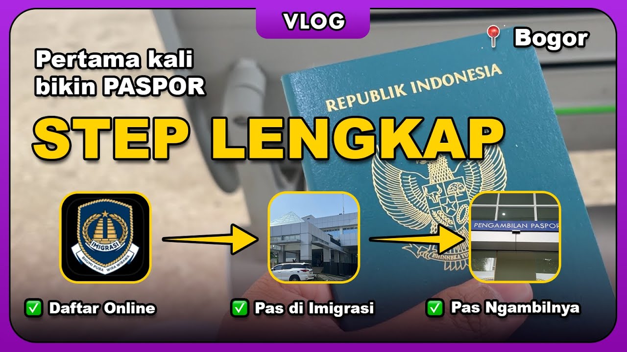 Cara bikin Paspor buat ke luar negeri dari Awal sampai akhir | Kantor Imigrasi Kelas I Non TPI Bogor