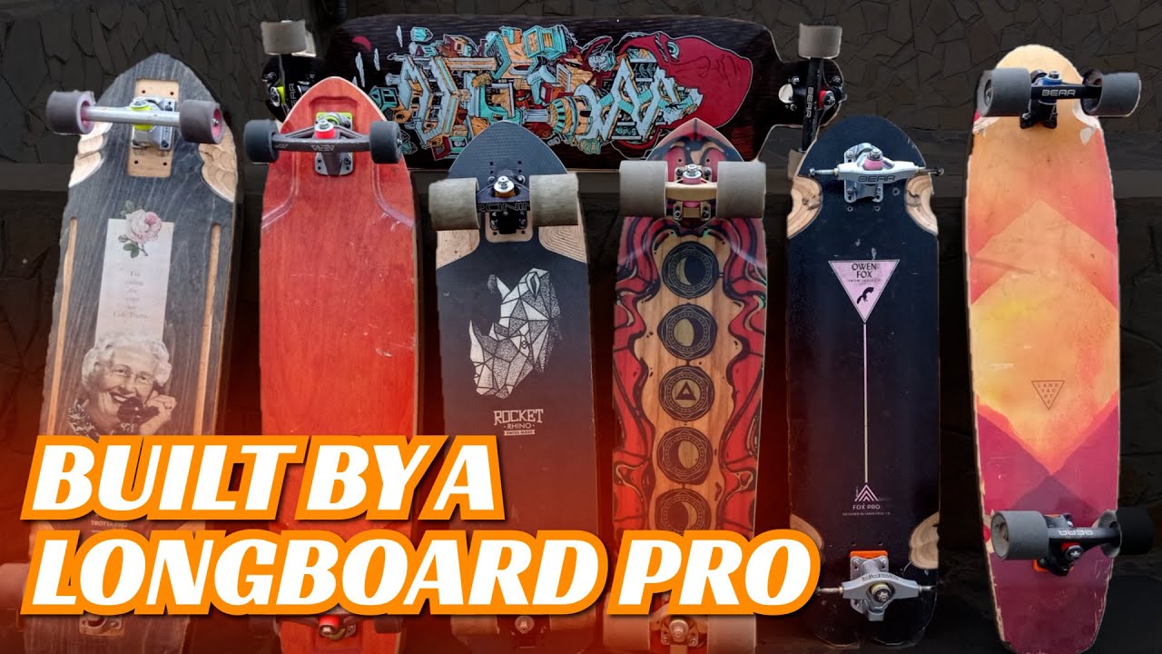 My custom longboard setups explained