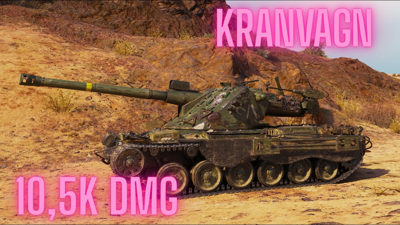 Kranvagn | 10.5K Damage and 8 Kills | World of Tanks