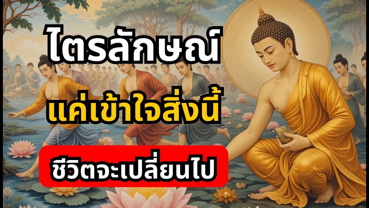 ไตรลักษณ์ แค่เข้าใจสิ่งนี้ ชีวิตจะเปลี่ยนไป