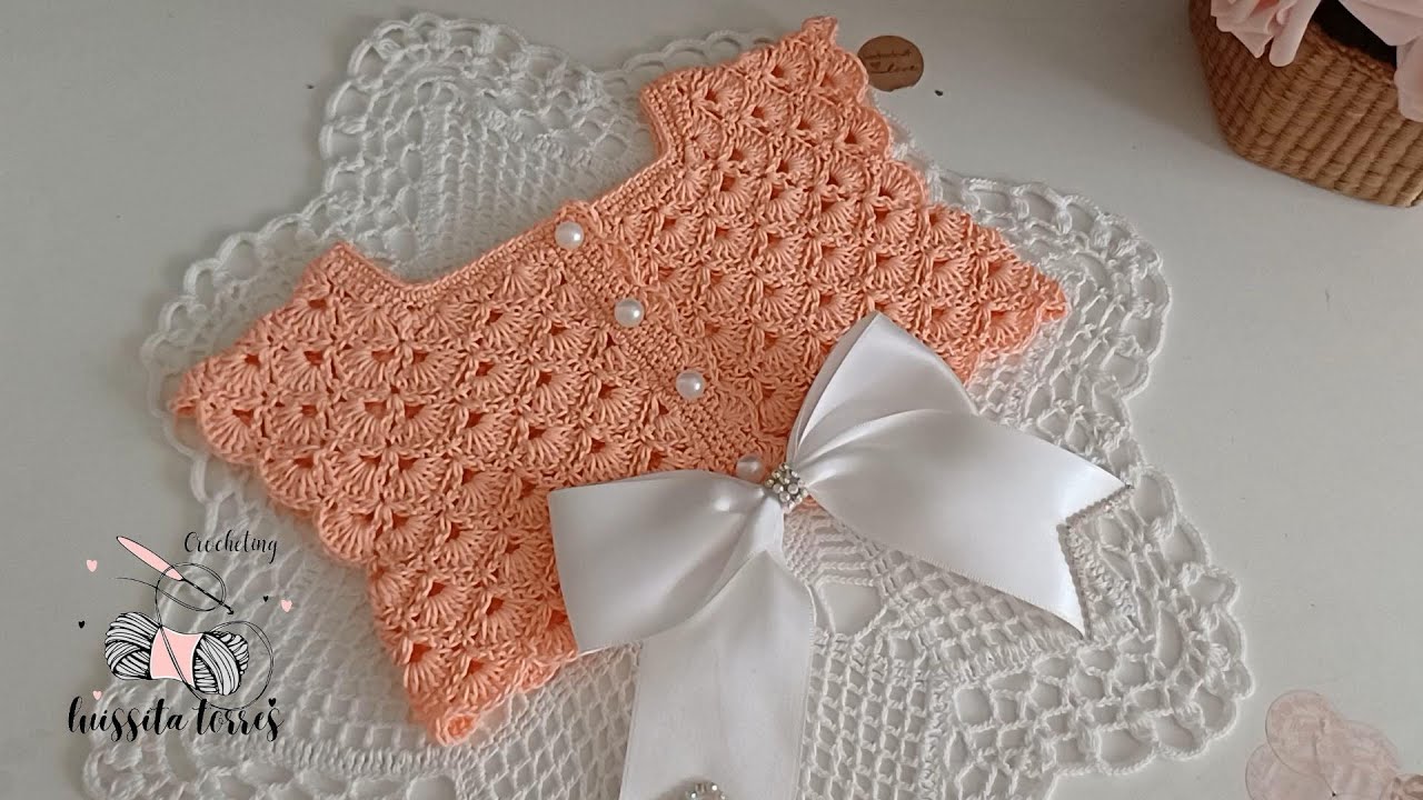 ¡NUEVO!🥰 ROPA DE CROCHET PARA BEBÉ CON MOTIVOS UNICOS AMARAS TEJER ESTE CANESÚ FÁCIL DE TEJER