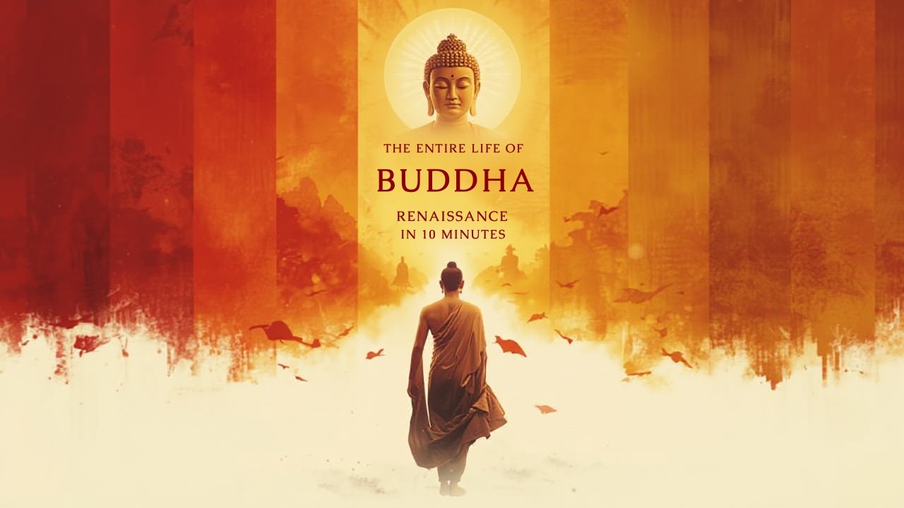 The Entire Life of Buddha in 10 Minutes (From Prince to Enlightened One)