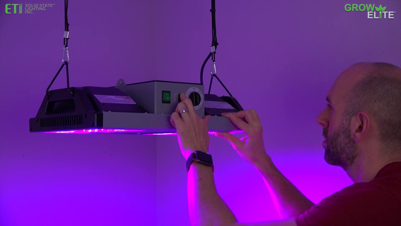 GrowElite High Output LED Indoor Grow Light 55402161 Installation